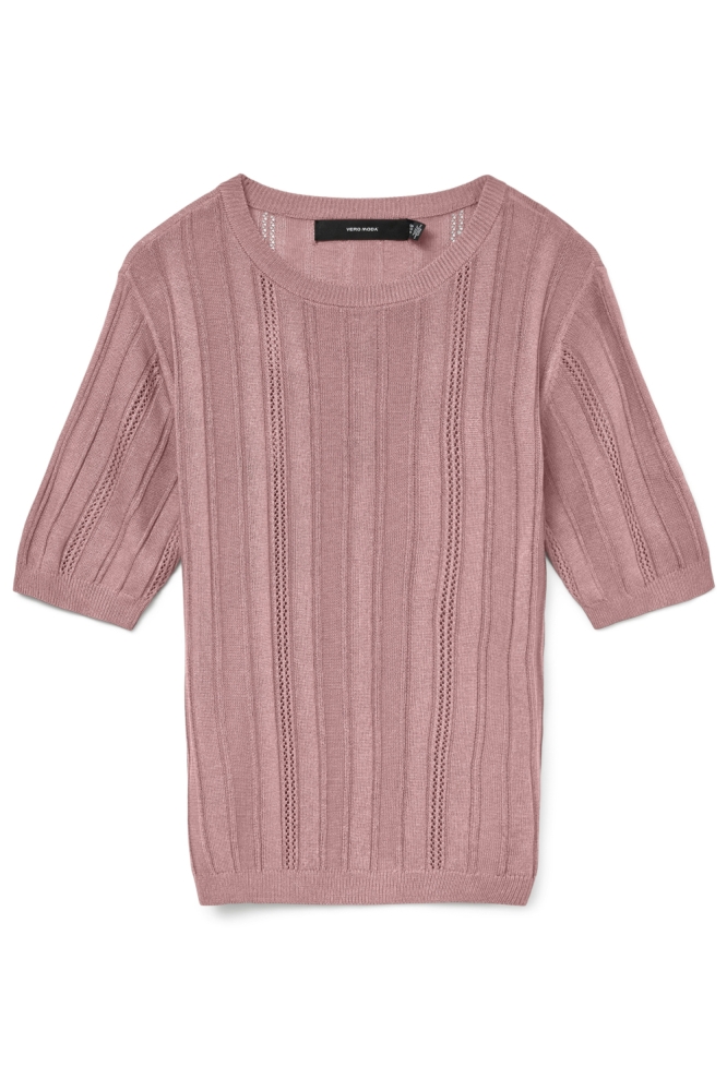 VMMINDY SS O-NECK TOP BOO 10331390 Rose Elegance